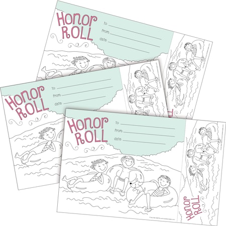 Barker Creek Color Me! Honor Roll Awards & Bookmarks Set, 90/Set 4165